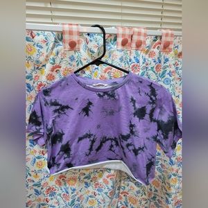 Shein purple cropped top